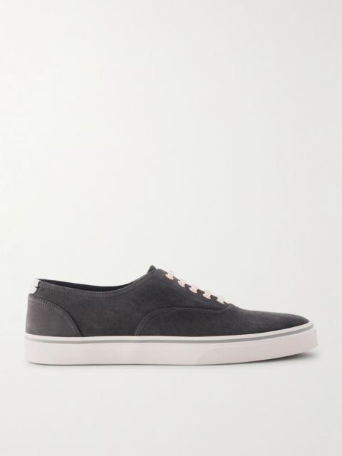 Brunello Cucinelli Suede Sneakers Dark gray