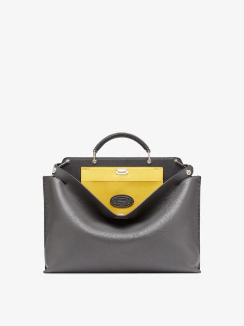 FENDI Gray leather bag