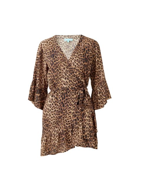 MELISSA ODABASH TEGAN CHEETAH DRESS