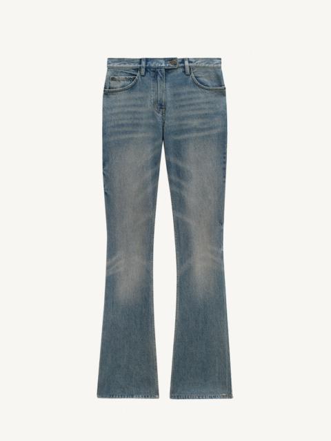 courrèges DENIM BOOTCUT TROUSERS