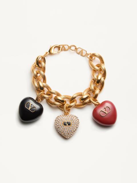 COEUR ROYAL METAL, ENAMEL AND SWAROVSKI® CRYSTAL BRACELET