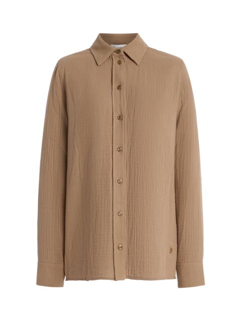 ÉTERNE Constance Cotton Shirt taupe