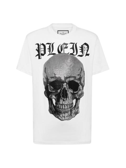 PHILIPP PLEIN Crystals Skull cotton T-shirt