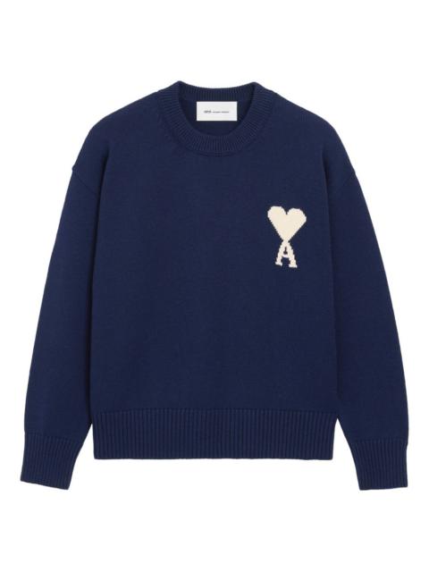 AMI Paris logo-detail sweater