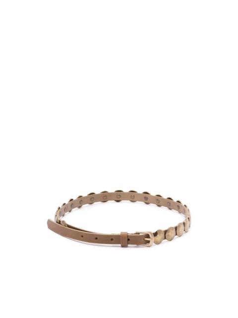 Golden Goose studs-embellishment leather belt