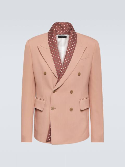 AMIRI Layered polka-dot blazer
