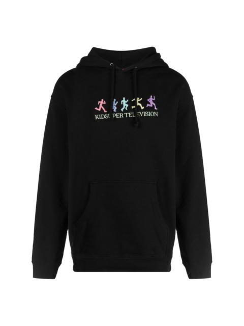 KidSuper logo-print cotton blend hoodie