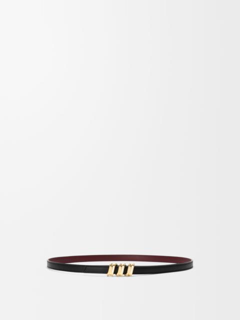 Loewe Reversible Coil belt in smooth calfskin