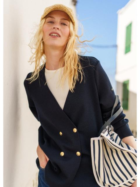 SAINT JAMES FRONTIGNAN Nautical Knit Jacket