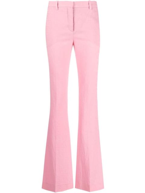 VERSACE Allover logo flared trousers