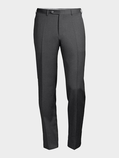 Canali Men's Pleated Wool Trousers