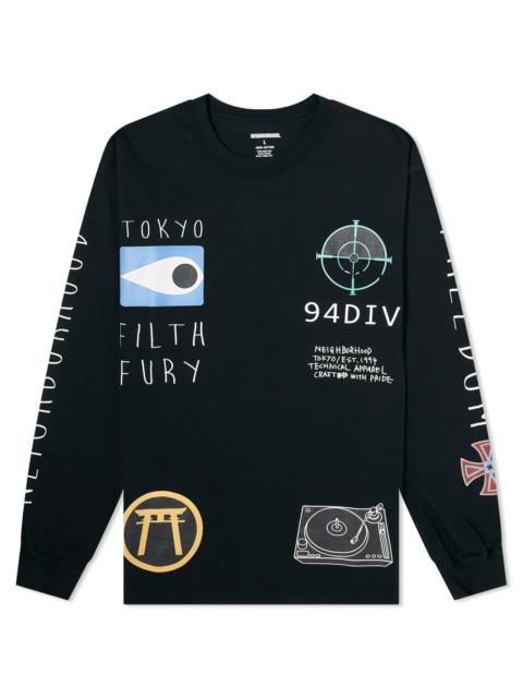 NEIGHBORHOOD Neighborhood 10 Long Sleeve Hand Painted T-Shirt
