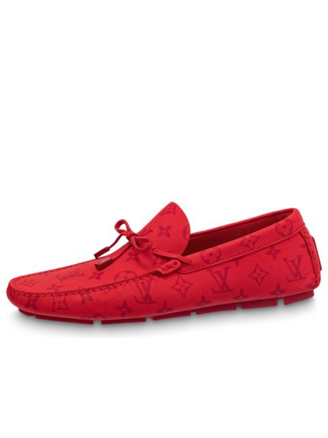 Louis Vuitton LOUIS VUITTON Driver Moccasin Shoes 'Red Monogram' 1AAPY6