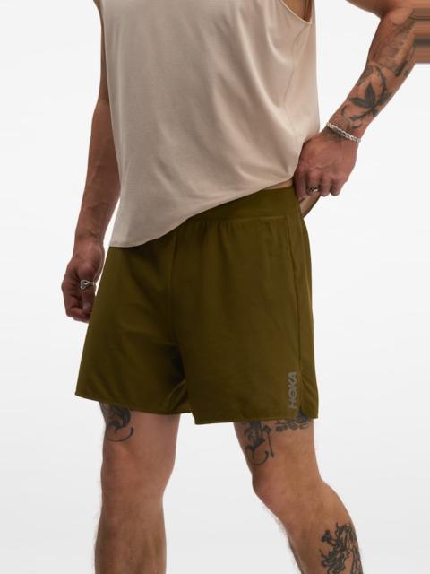 HOKA Men's Glide Short 5" Brief in Sepia
