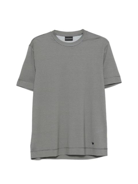 EMPORIO ARMANI patterned short-sleeve T-shirt