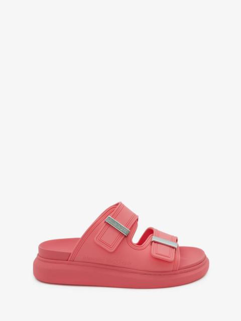 Alexander McQueen Hybrid Slide in Coral