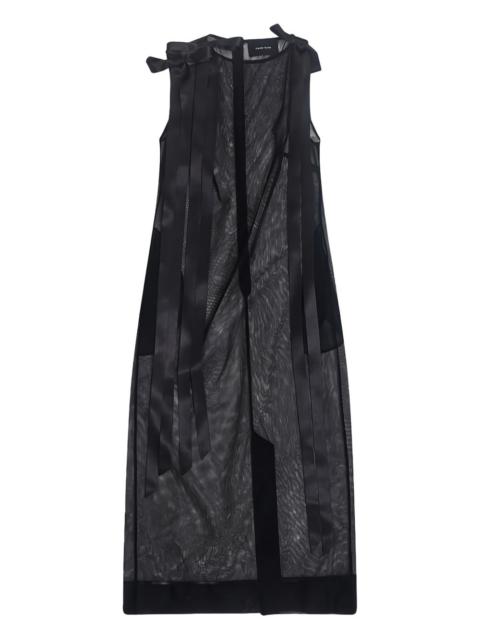Simone Rocha ribbon sleeveless midi dress