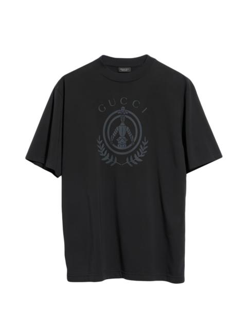 GUCCI logo-print cotton T-shirt