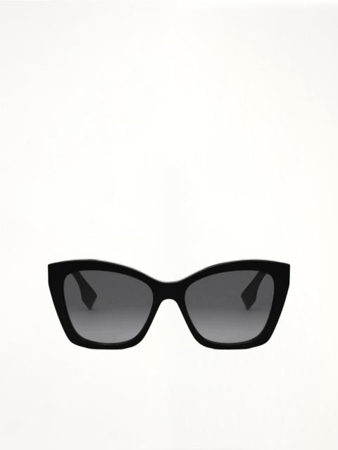 FENDI Fendi FE40151F 5701B Acetate Sunglasses in Black