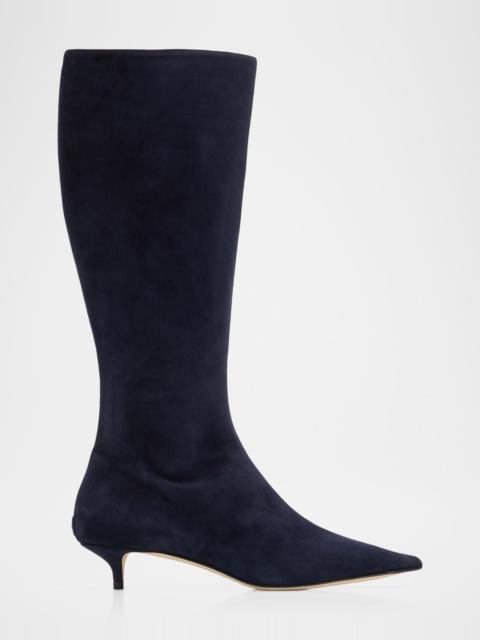 JIMMY CHOO 35mm Amis Suede Knee-High Boots