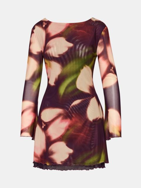 STEVE MADDEN LARISA DRESS BLURRY FLORAL