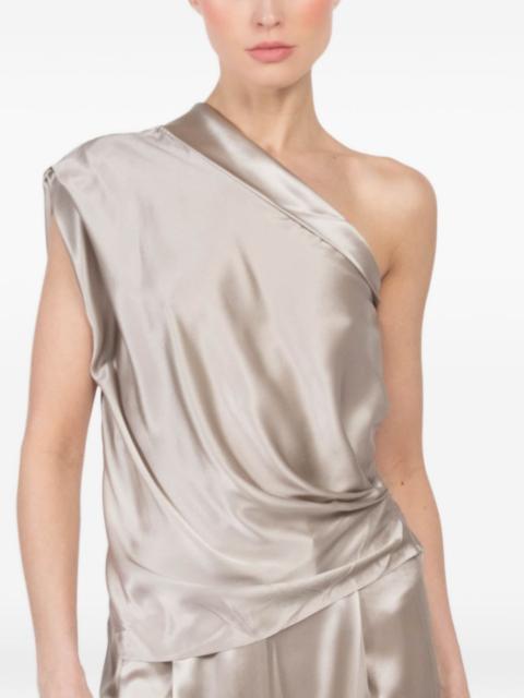 THE SEI asymmetric-lapel top