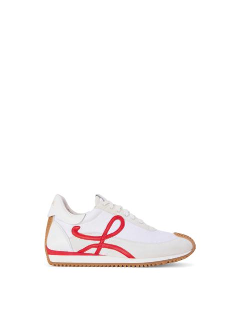 Loewe Flow runner in nylon and suede