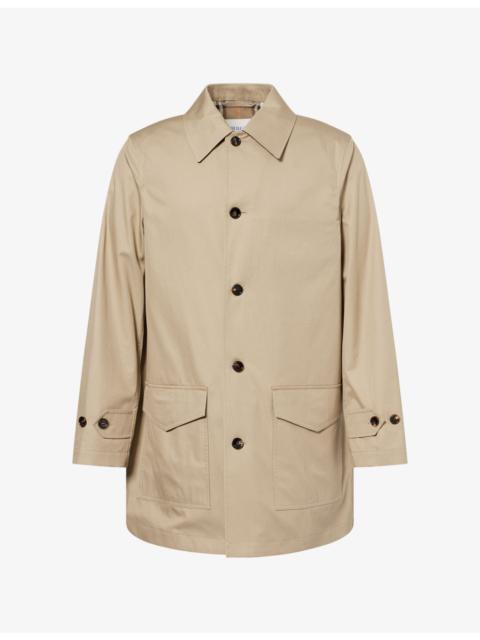 Burberry Meadowbank Longline Cotton Trench Coat