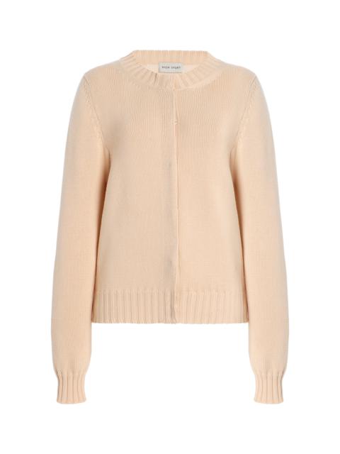HIGH SPORT Exclusive Riviera Cotton Cardigan neutral