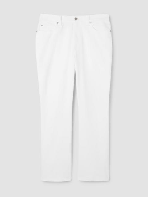 EILEEN FISHER Garment-Dyed Organic Cotton Denim Kick Jean