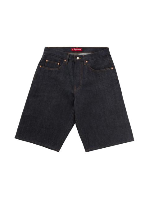 パンツ Rigid Baggy Selvedge Denim short Supreme Rigid Baggy Selvedge Denim Short (SS24) - $168