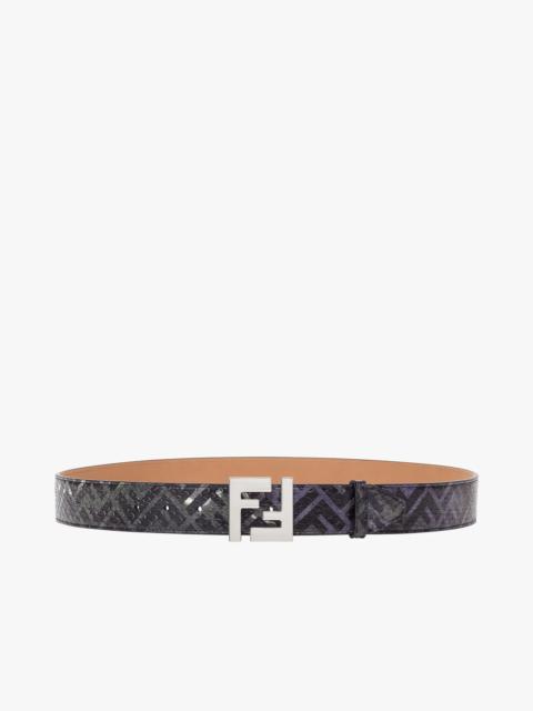 FENDI Black elaphe belt