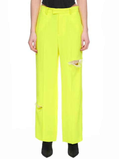 UNDERCOVER Neon Slit Trousers