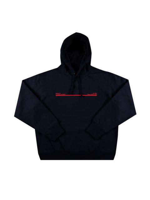 Supreme Shop Hooded Sweatshirt - Los Angeles 'Navy'