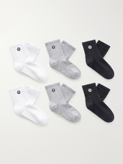 lululemon Set of Three Cotton-Blend Socks Multi