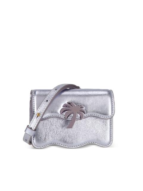 Palm Angels metallic leather cross body bag