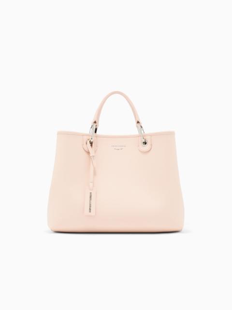 EMPORIO ARMANI MEDIUM MYEA SHOPPER BAG WITH DEER PRINT