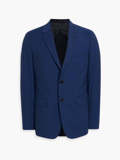 Theory Chambers checked wool suit jacket