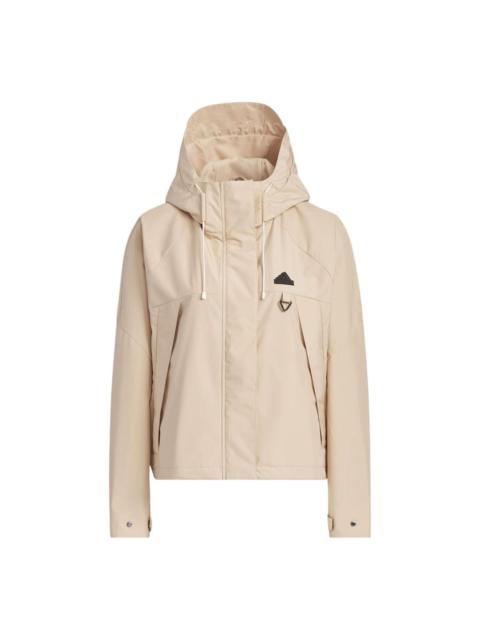 adidas (WMNS) adidas City Escape Woven Jacket 'Beige' JE8591