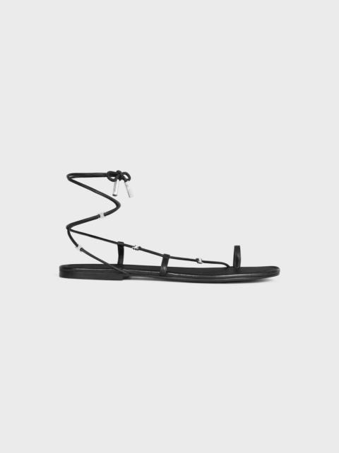 CELINE SPIRAL SANDAL IN LAMBSKIN