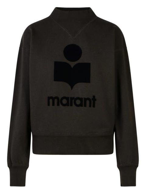 Isabel Marant Étoile Marant Étoile Flocked-logo Crew-neck Sweatshirt