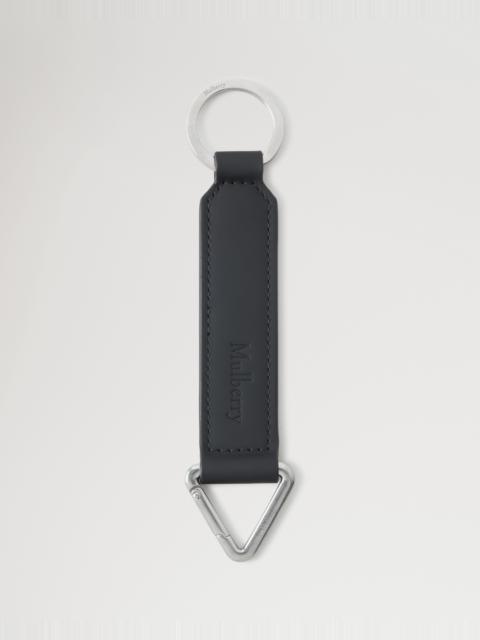 Mulberry Dalston Keyring
Black Rubberised Leather