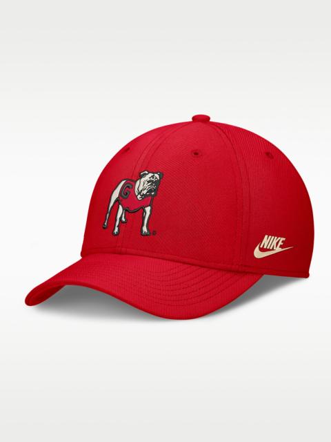 Nike Georgia Legacy Rise Vintage Men's Nike Dri-FIT College Hat