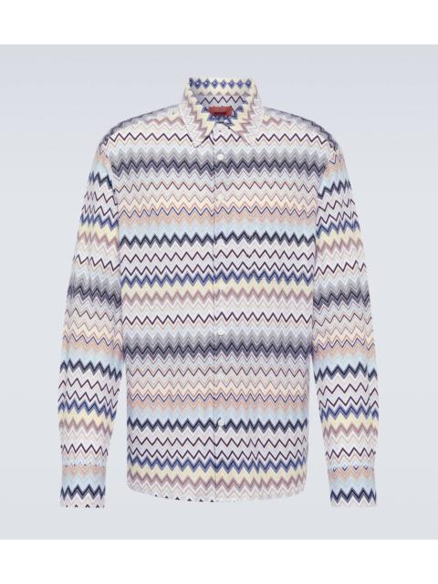 Missoni Zig Zag cotton shirt