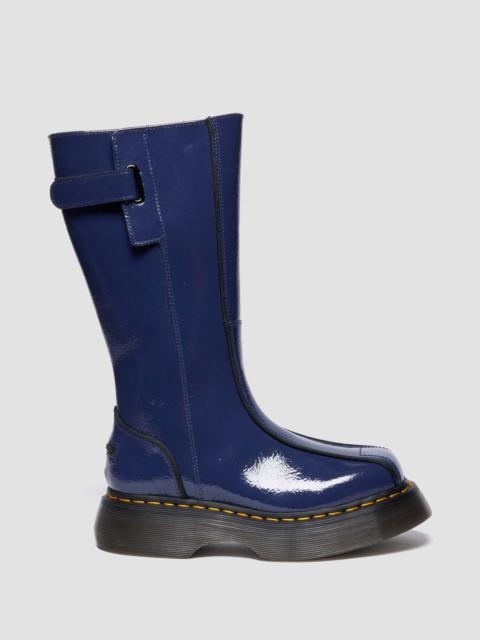 Dr. Martens BUZZ HI Tall Distressed Patent Leather Boots