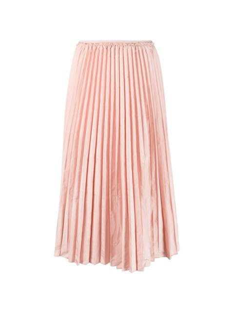 elasticated pleated skirt