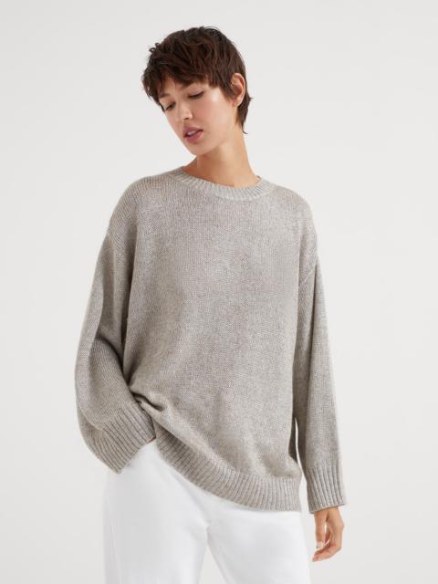 Sparkling mohair sweater