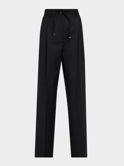 Moncler Straight-Leg Drawstring Trousers