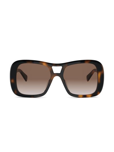 CELINE Women's Triomphe 55MM Pilot Sunglasses - Brown