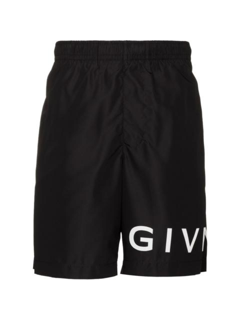 Givenchy logo-print swim shorts